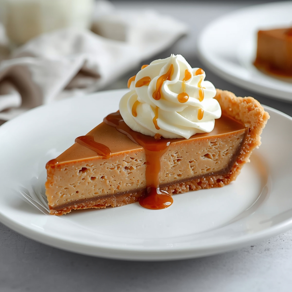 Salted Brown Sugar Caramel Pie